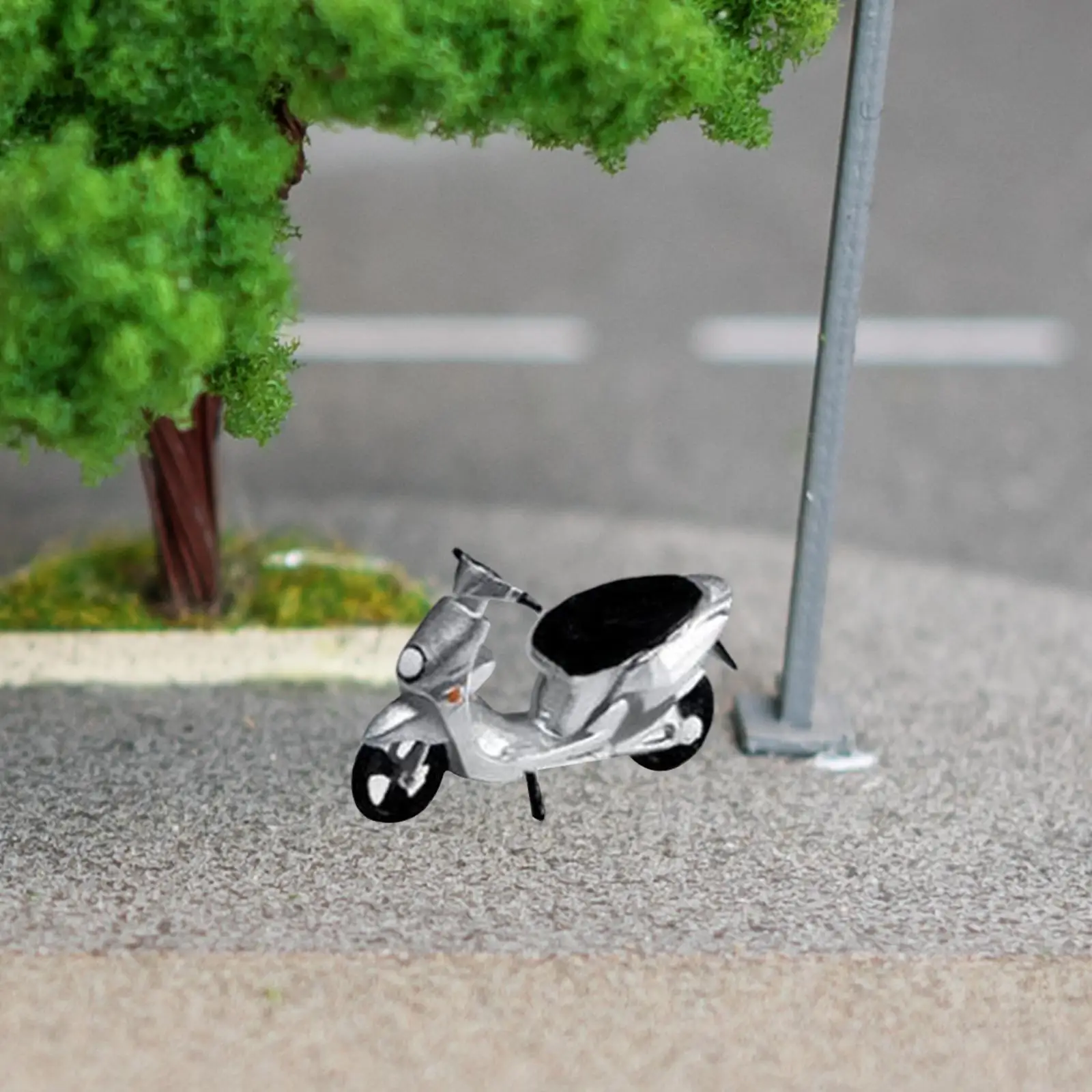 1:64 Diorama Ulici Motocykel Model Mini Vozidlá, Hračky pre Micro Krajiny . ' - ' . 3