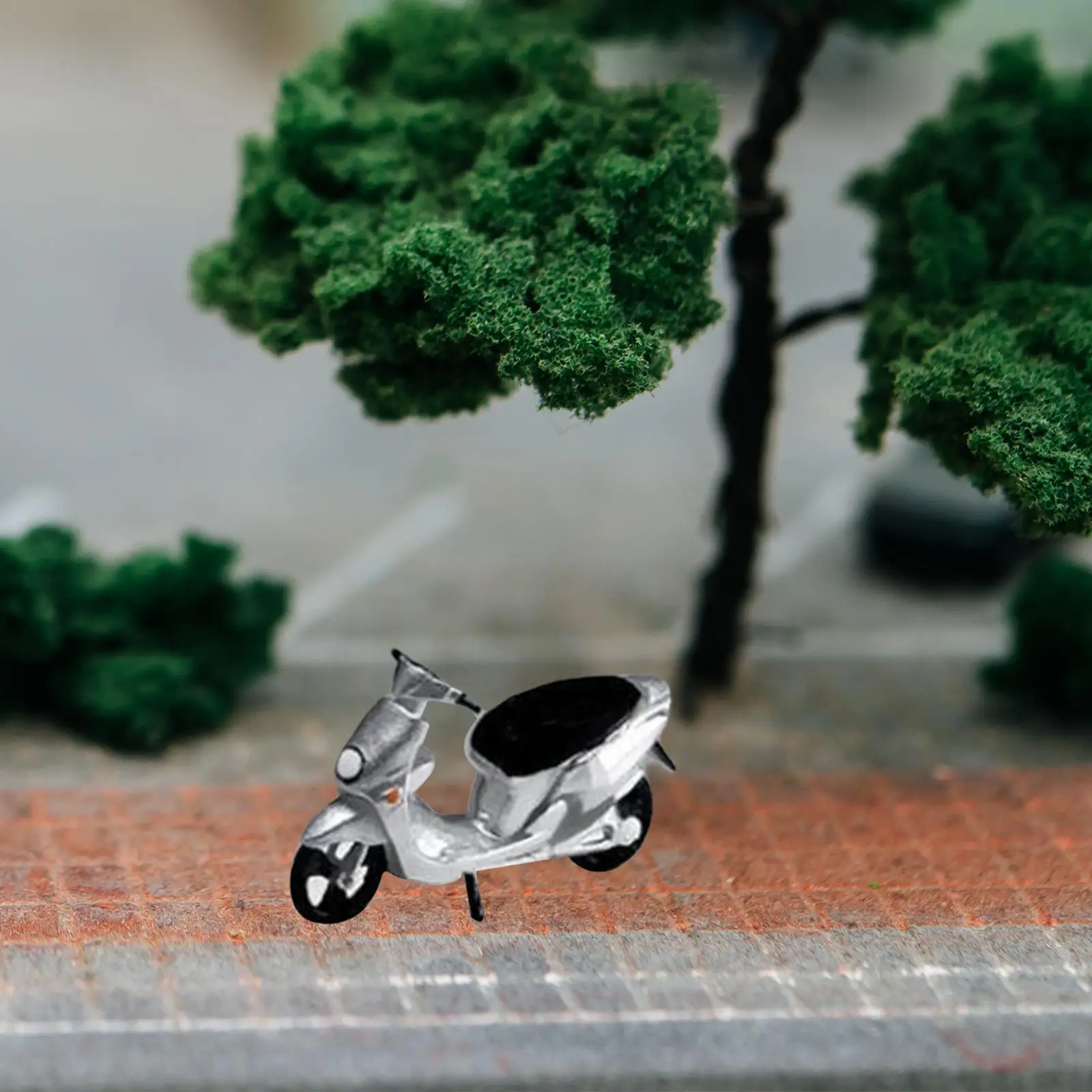 1:64 Diorama Ulici Motocykel Model Mini Vozidlá, Hračky pre Micro Krajiny . ' - ' . 4