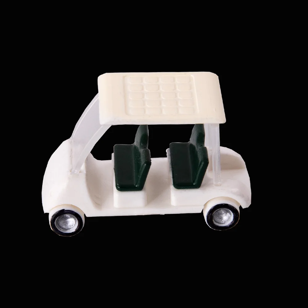 1:75 1:100 1:150 Rozsahu Golf Cart Model ABS Plastové Hračky Vonkajšie Scény Materiálov pre Diorama Darček k Narodeninám Zber 1Piece . ' - ' . 2