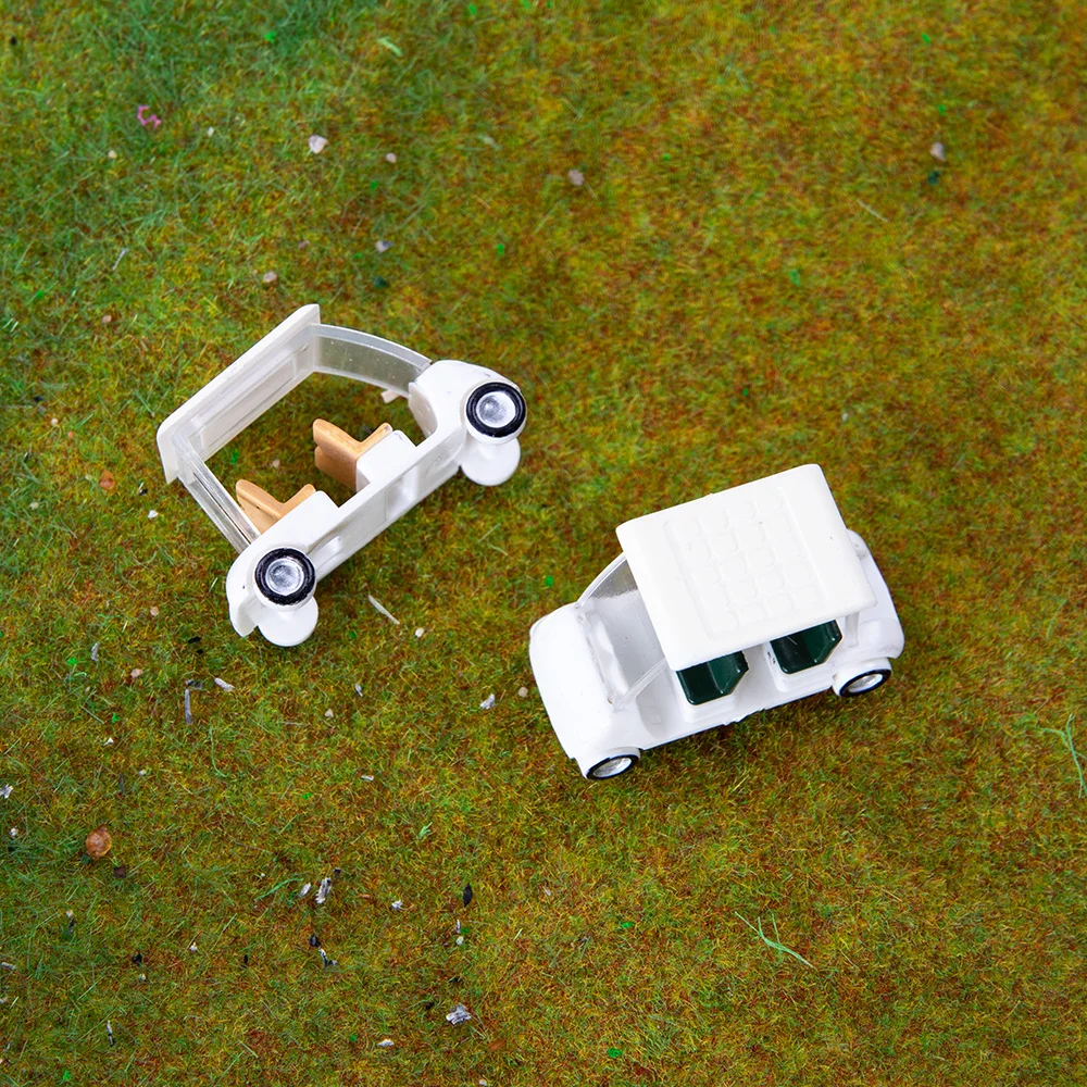 1:75 1:100 1:150 Rozsahu Golf Cart Model ABS Plastové Hračky Vonkajšie Scény Materiálov pre Diorama Darček k Narodeninám Zber 1Piece . ' - ' . 4