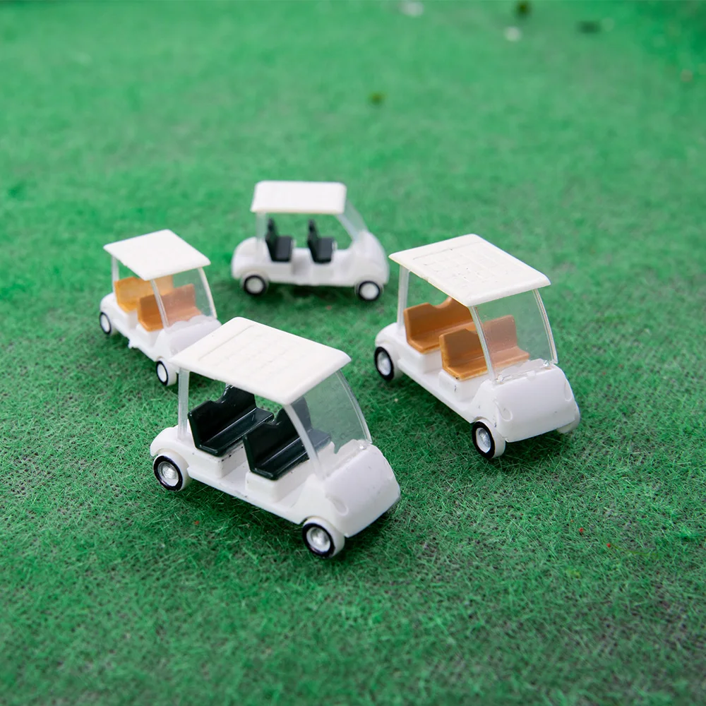 1:75 1:100 1:150 Rozsahu Golf Cart Model ABS Plastové Hračky Vonkajšie Scény Materiálov pre Diorama Darček k Narodeninám Zber 1Piece . ' - ' . 5