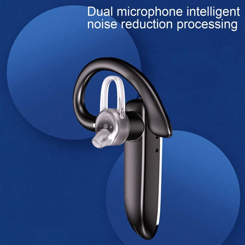 1 Kus YYK-530-1 Black Bluetooth-Kompatibilné 5.1 Earhook Závesné Slúchadlá Ear Headset Handsfree . ' - ' . 1