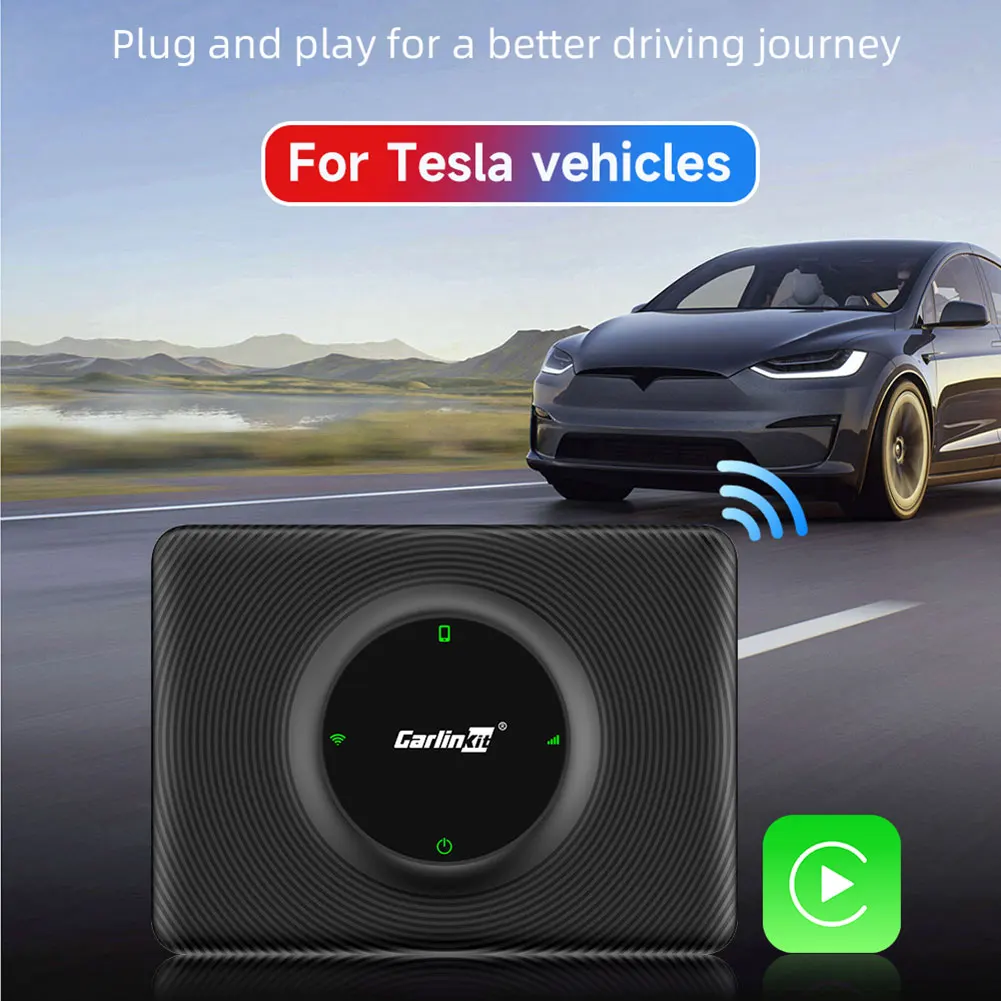10-1pc T2C Carlinkit Bezdrôtový CarPlay Adaptér pre Tesla 5G Bezdrôtový WiFi CarPlay Dongle Box OTA Online Upgrade na IOS/Android . ' - ' . 0