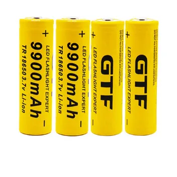 100% Originálne de iones de litio GTF 3,7 V 18650 Pôvodnom, linterna recargable Vysokej Odvodňovacie Zariadenia.Pre Baterku + cargador USB . ' - ' . 5