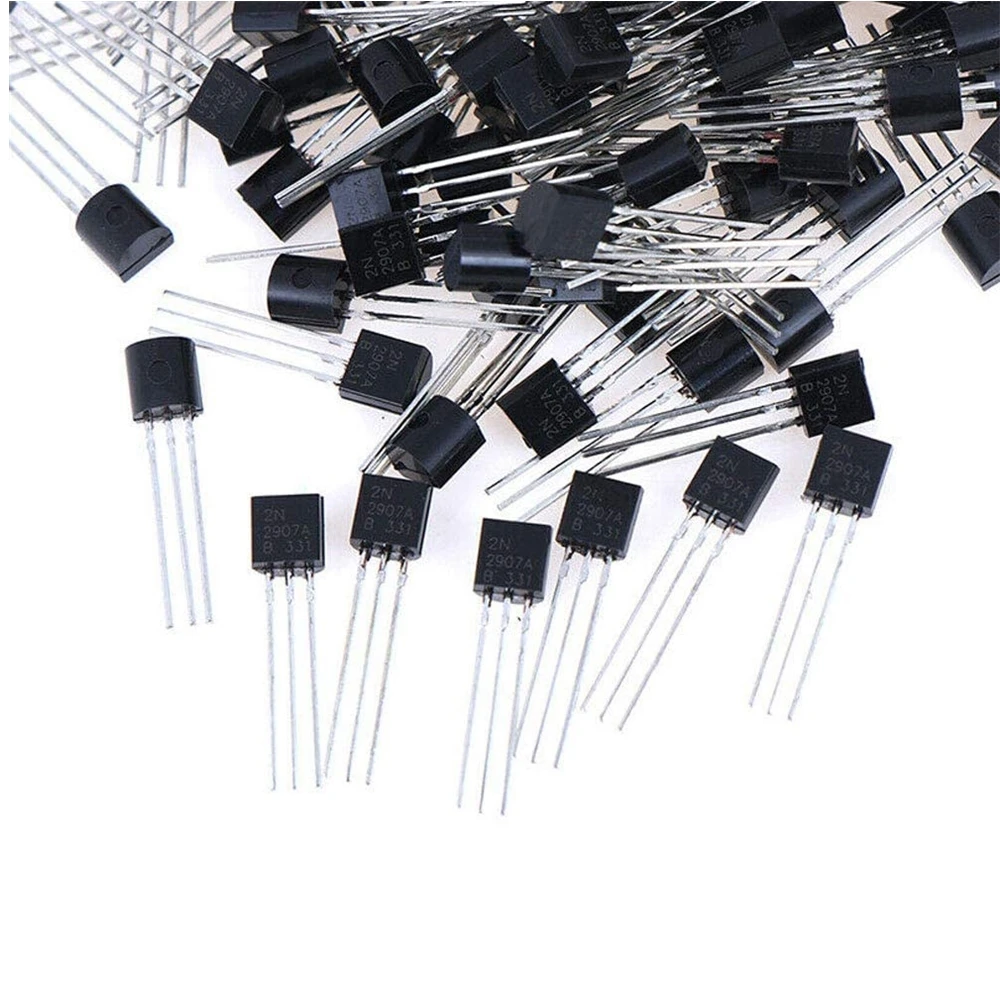 100KS Tranzistor BC327 BC337 2N2222 2N2907 2N3904 2N3906 S8050 S8550 A1015 C1815 10 Hodnôt Tranzistory kit-92 . ' - ' . 2