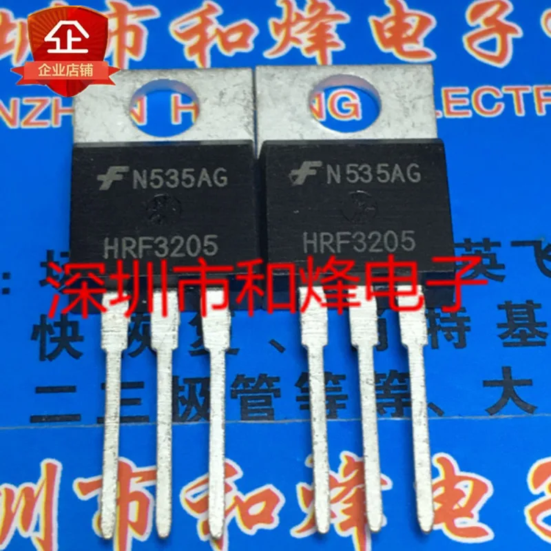 10pcs HRF3205 MOS oblasti účinok trubice 3205 DO 220 100A 55V tranzistor F3205 . ' - ' . 0