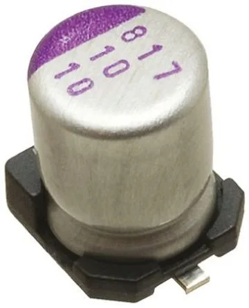 10SVP4R7MSanyo hliníkové elektrolytický kondenzátor 4.7 uf 10V ±20% Φ4.0*4.3 mm . ' - ' . 0