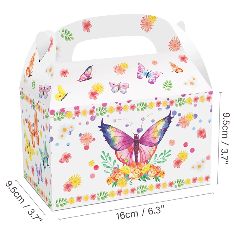 12Pcs/veľa Krásny Motýľ candy box Pearl Motýľ darčeka biscuit box na Happy birthday Party Dodávky Svadobné dekorácie . ' - ' . 5