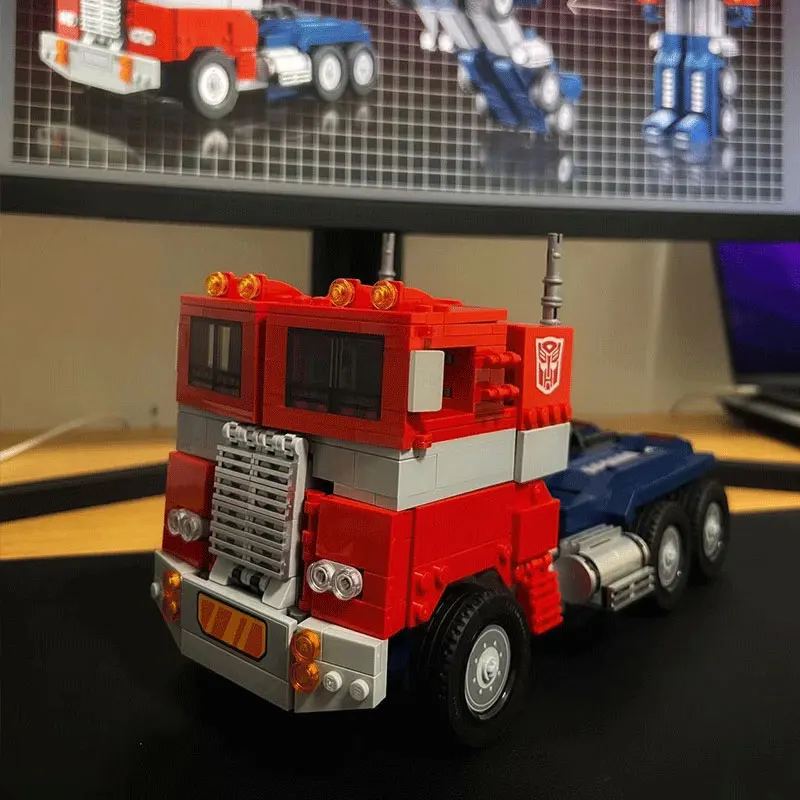 1508 KS NOVÝ Optimus Prime Stavebné Bloky Hračka Transformátory Robot Tehly Kompatibilné 10302 Truck Deti Vianočný Darček k Narodeninám . ' - ' . 4