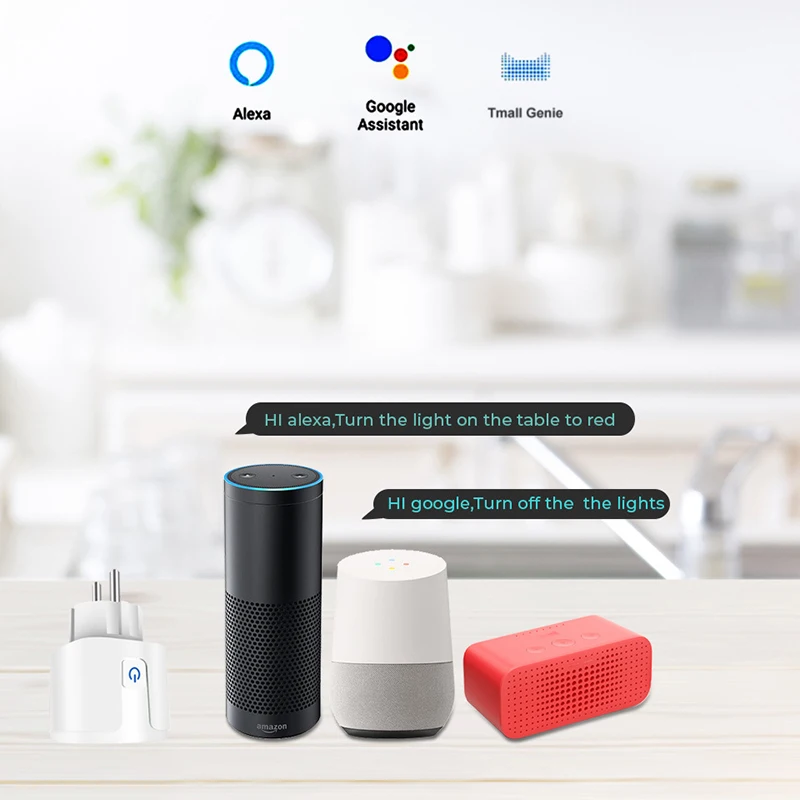16a smart plug eú WiFi Zásuvky cez Alexa domovská stránka Google inteligentný život aplikáciu produktov bezdrôtové diaľkové ovládanie 220v 100V smart home zigbee . ' - ' . 2