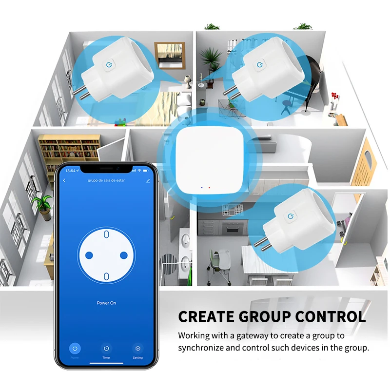 16a smart plug eú WiFi Zásuvky cez Alexa domovská stránka Google inteligentný život aplikáciu produktov bezdrôtové diaľkové ovládanie 220v 100V smart home zigbee . ' - ' . 4