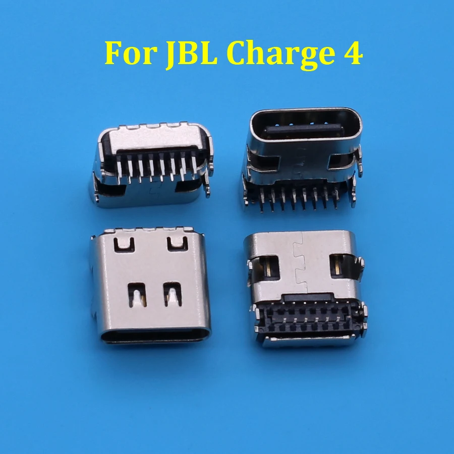 2-10PCS Pre JBL CHARGE 4 5 Bluetooth Audio Chvost Zapojte Bezdrôtový Prenosný Malý Reproduktor Nabíjací Port Type-C 16p Samica Konektor . ' - ' . 0