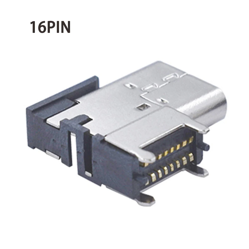 2-5 ks/internet vecí 16 P Bočné vkladanie SMT Zásuvka Konektor Micro USB Typu C 3.1 Žena SMD DIP Pre návrh plošného spoja DIY vysoký prúd nabíjania . ' - ' . 1