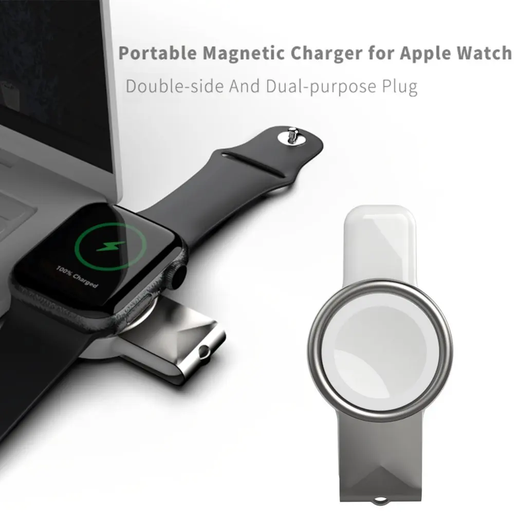 2 in1 Smart Hodinky Magnetické Bezdrôtovú Nabíjačku Typ-C, USB Rozhranie pre Apple Hodinky 1 2 3 4 5 6 7 SE Rýchle Nabíjanie Pad Dock Station . ' - ' . 1