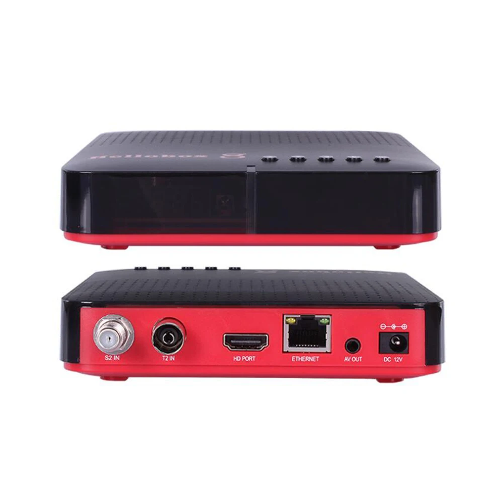 [2 KS] H. 265 HEVC TV Prijímač DVB T2, S2 S2X Hellobox 8 Set-Top Box podporu RJ45 PowerVu Vstavaný WiFi . ' - ' . 2
