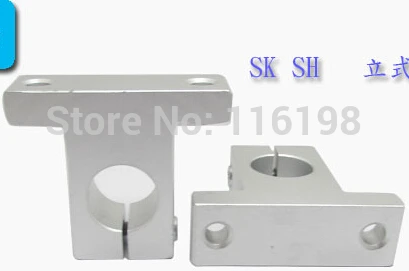 2 ks/veľa SK8 SH8A SH8 8mm lineárne ložiská železničnej hriadeľ podporu XYZ Stôl CNC Router SH8A . ' - ' . 3