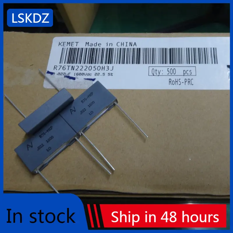 20-50PCS KEMET AV R76 0.022 uf/1600V 22nf 223 MKP zbrusu nový film kondenzátor 22 MM . ' - ' . 0