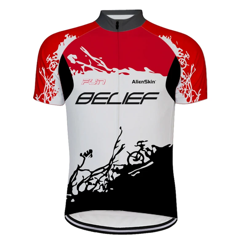 2021 NOVÝ Bright red Top Kvality Krátky rukáv cyklistika dres pro team aero rez s Najnovšie Bezproblémové proces cestnej mtb . ' - ' . 4