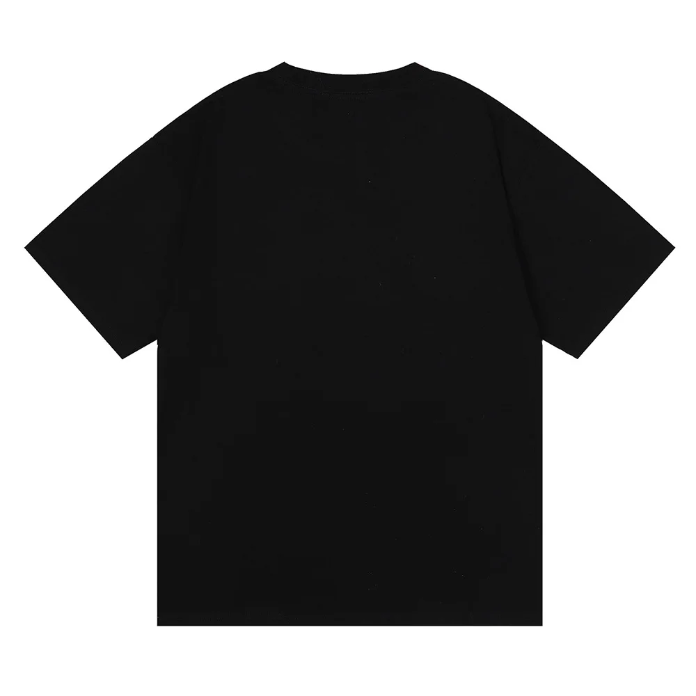 2023 jar a v lete nový príliv značky RHUDE osamelý Vlk tlač hip hop mužov a žien voľné bežné krátke sleeve T-shirt . ' - ' . 1