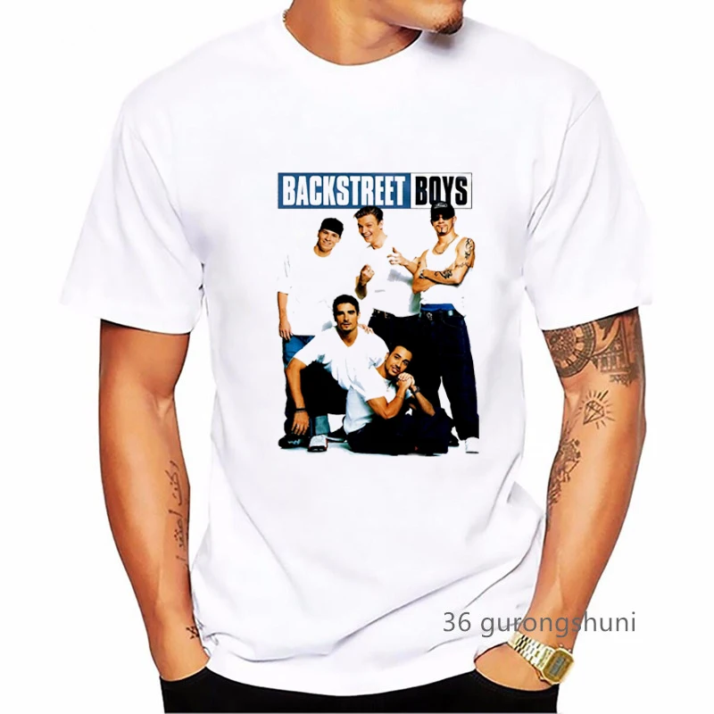 2023 Milujem Bsb Grafické Tlače Tričko Mužov Cool Backstreet Boys T Shirt Homme Krátky Rukáv T-Shirt Harajuku Tričko Hip Hop Tričko . ' - ' . 4