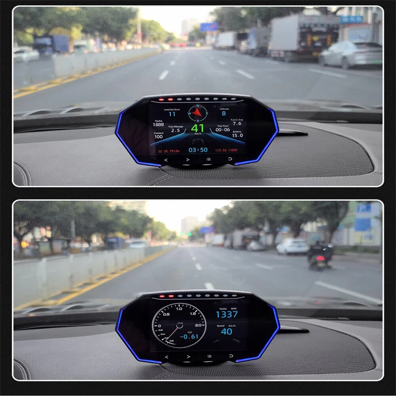 2023 NOVÉ F11 HUD OBD2 GPS Auto Head Up Displej čelné Sklo S Autom Rýchlomer Bezpečnostný Alarm Vody Olej Temp prekročenia rýchlosti Diagnostické . ' - ' . 2