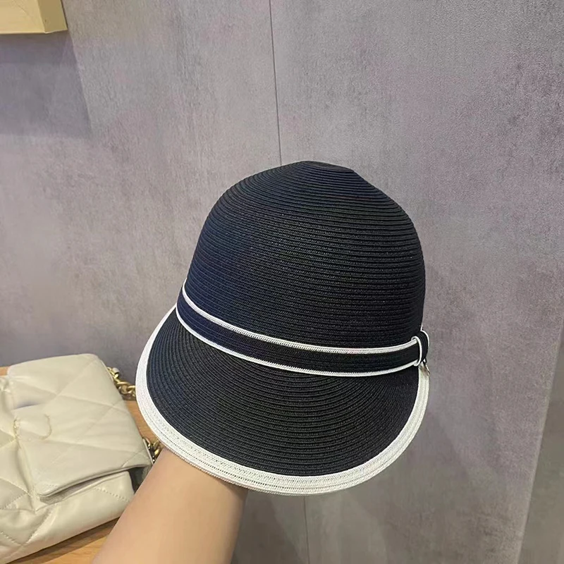 2023 Nové Letné Slamený Klobúk Módne Luk Dekorácie Dámske Jazdecké Klobúk Vintage Japonský Clonu Spp Anti-UV Cestovné Beach Sun Hat . ' - ' . 5
