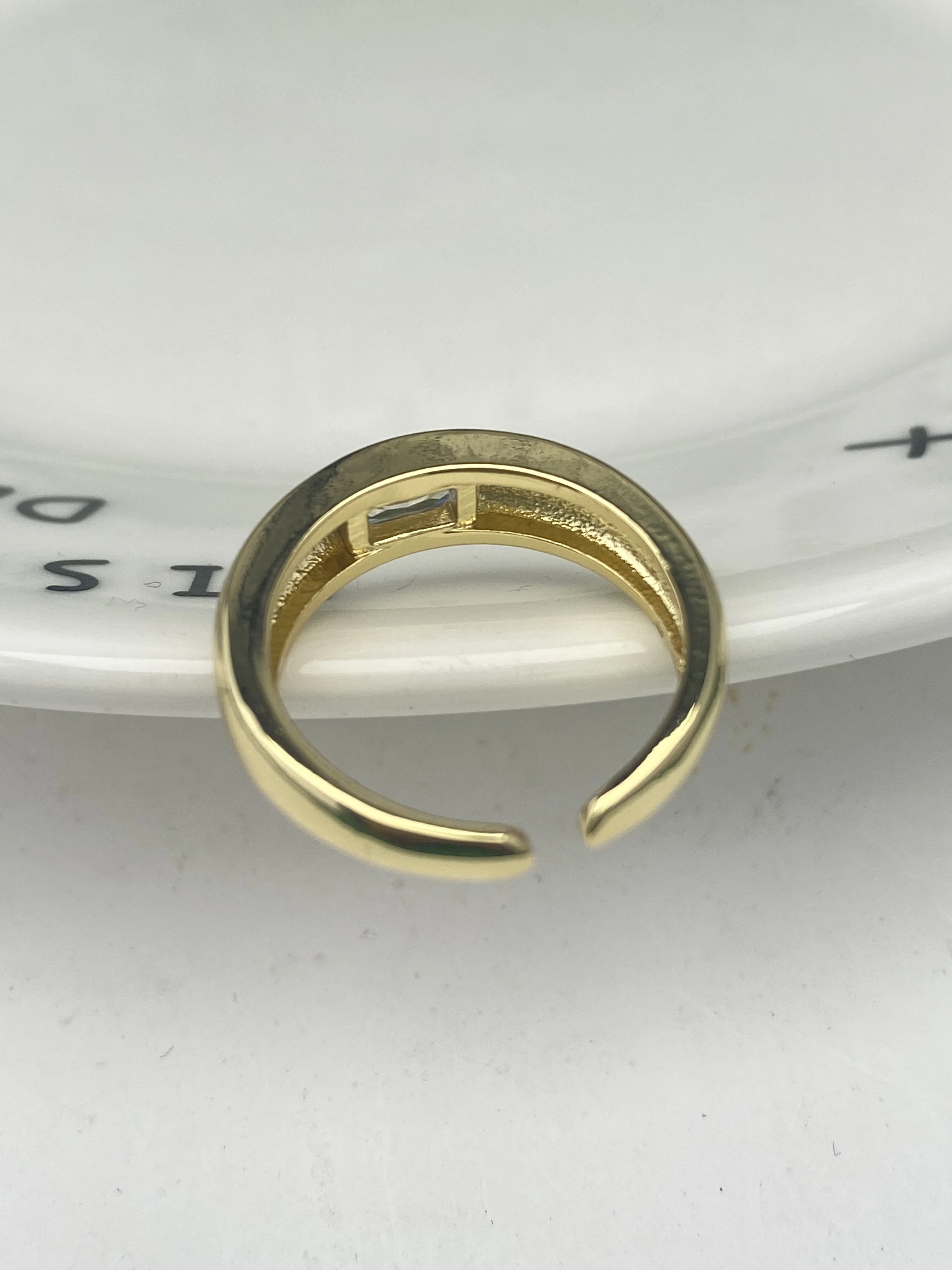 2023 Unisex Micro Pave Rainbow CZ Prstene Pre Ženy A Mužov . ' - ' . 1