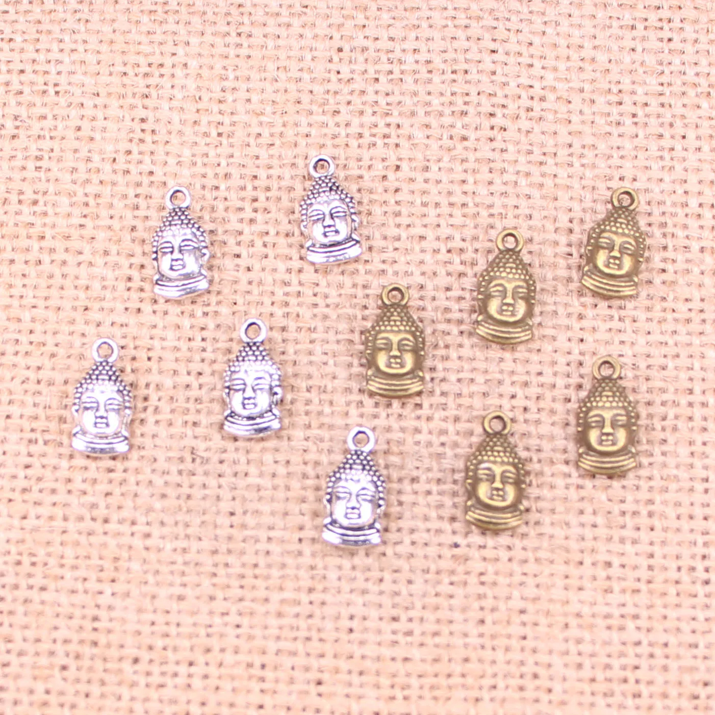 20pcs Buddha Hlavu Charms Hliníkový Prívesok Na Náramok, Náhrdelník Šperky Čo HOBBY Ručné 16*8mm . ' - ' . 0