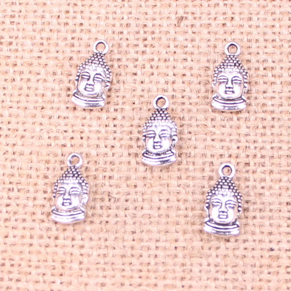 20pcs Buddha Hlavu Charms Hliníkový Prívesok Na Náramok, Náhrdelník Šperky Čo HOBBY Ručné 16*8mm . ' - ' . 1