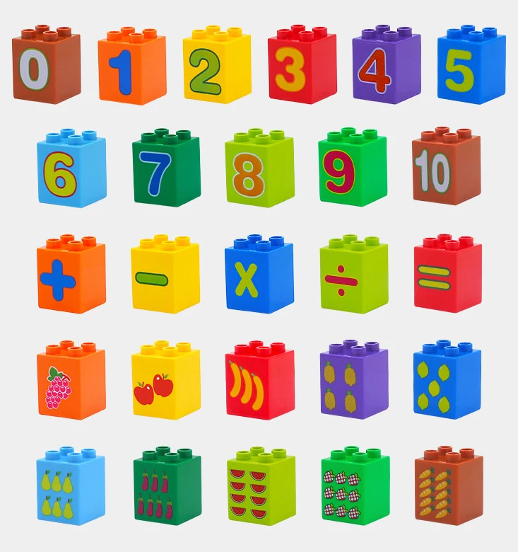26Pcs DIY Číslo Písmeno Abecedy Veľkých Častíc Stavebné Bloky Príslušenstvo Kompatibilné S Hračkami Pre Deti GYH . ' - ' . 1