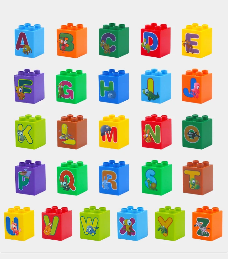 26Pcs DIY Číslo Písmeno Abecedy Veľkých Častíc Stavebné Bloky Príslušenstvo Kompatibilné S Hračkami Pre Deti GYH . ' - ' . 2