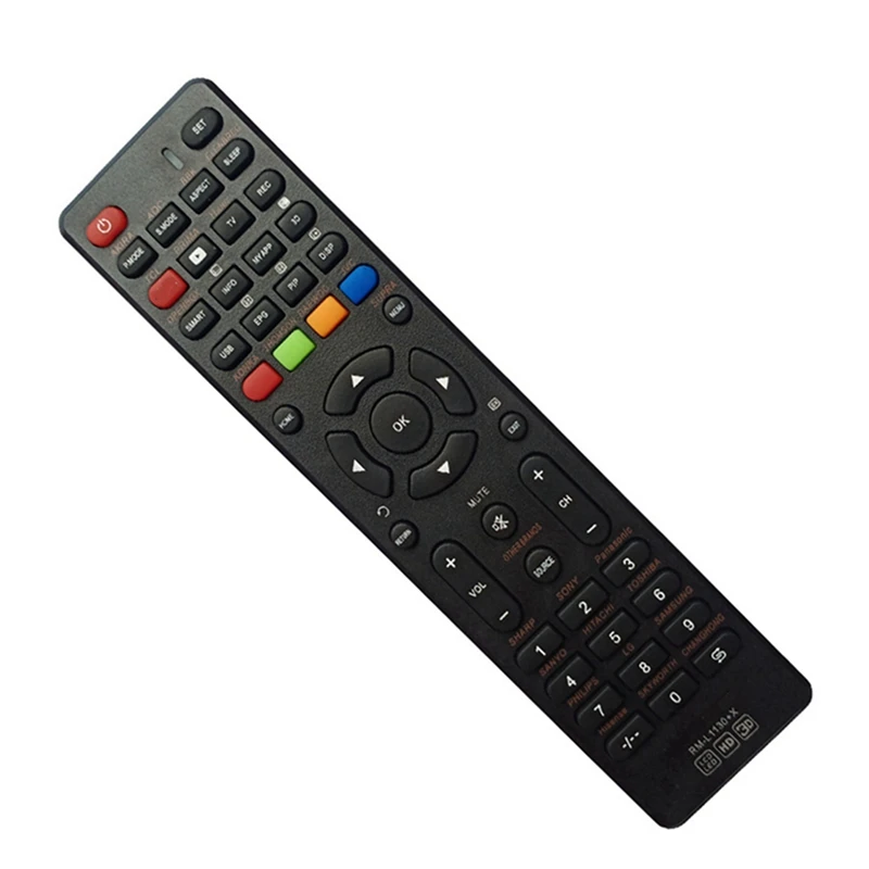 2X Rm-L1130 +X TV Diaľkové Ovládanie Univerzálny Pre Akira Aoc Bbk Elenbreg Prima Openbox Thomson Daewoo JVC Smart Tv . ' - ' . 0