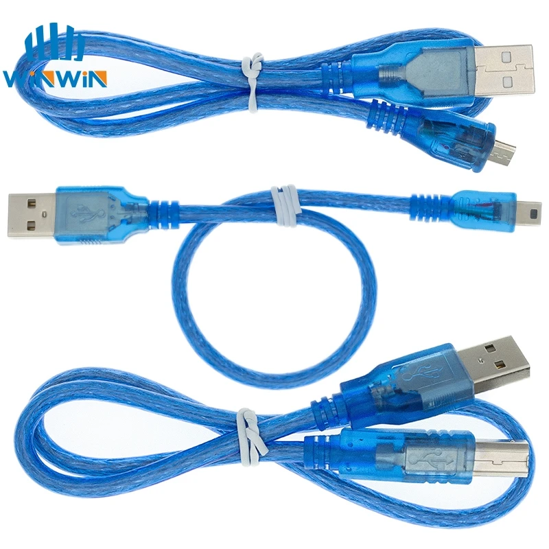 30 cm Kábel USB UNO R3 Kábel usb/Micro USB Kábel/Nano 3.0 USB Kábel mini USB/ UNO R3/Mega 2560 R3/USB-A na USB-B a pre arduino . ' - ' . 4