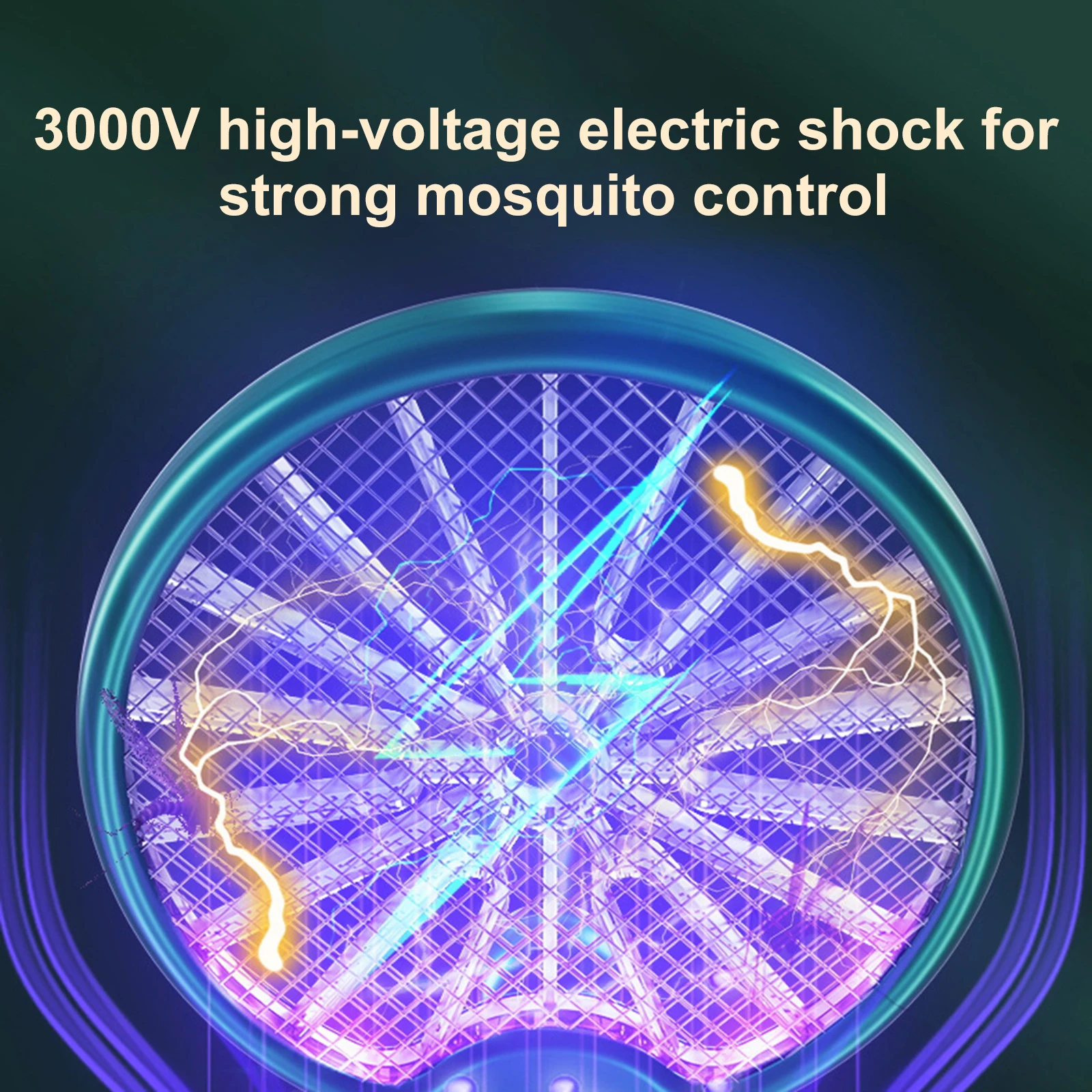 3000V Skladacia Mosquito Killer Lampa Otočná Elektrické Shocker Uv Svetlo USB Nabíjateľné Chybu Zapper Lete Lietať Swatters Pasce . ' - ' . 3