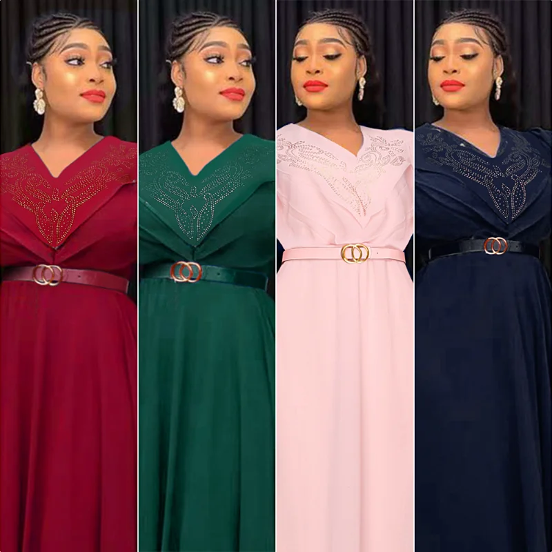 African Party Šaty Pre Ženy 2023 Jar Nové Módne Dashiki Ankara Svadobné Šaty Elegantné Moslimských Kaftan Maxi Dlhé Šaty . ' - ' . 4