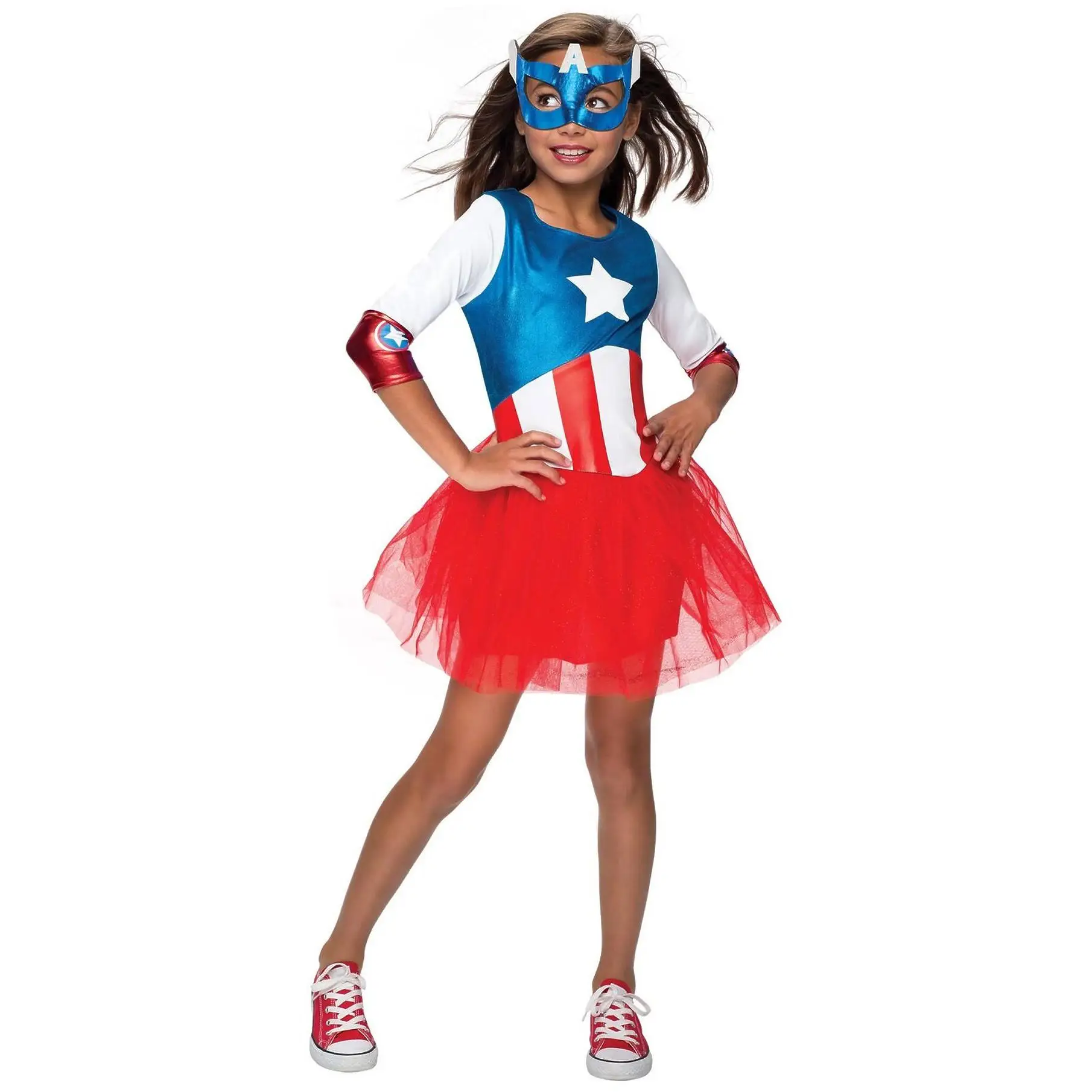 Americké Dievča Hrdina Fancy Dress Up Supergirls Kostým Pre Deti Na Halloween Purim Cosplay . ' - ' . 1