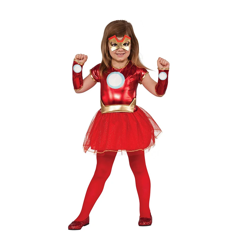 Americké Dievča Hrdina Fancy Dress Up Supergirls Kostým Pre Deti Na Halloween Purim Cosplay . ' - ' . 3
