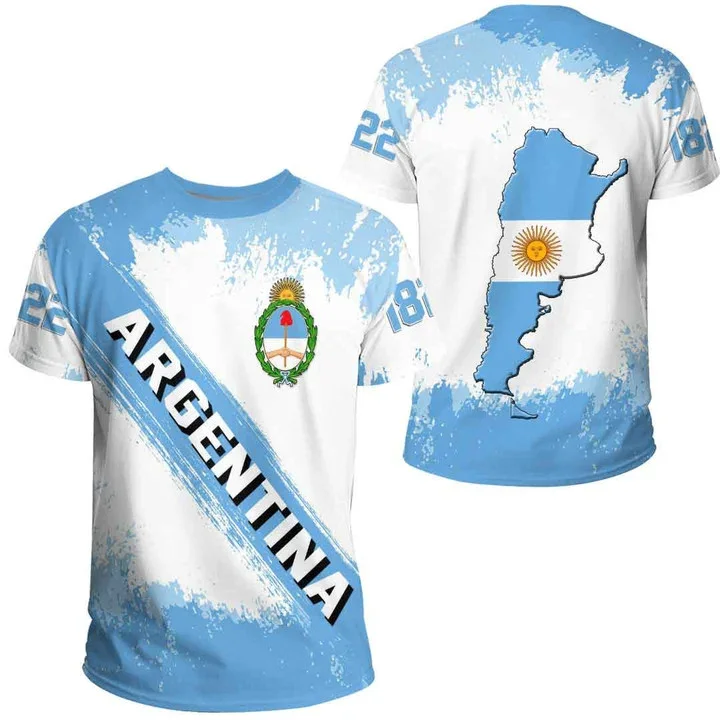 Argentína pánske športové Tričko, Harajuku Jednotné, Letné T-Shirt, 3D Vytlačené Krátky Rukáv T-Shirt, 2023 pánske Oblečenie . ' - ' . 0