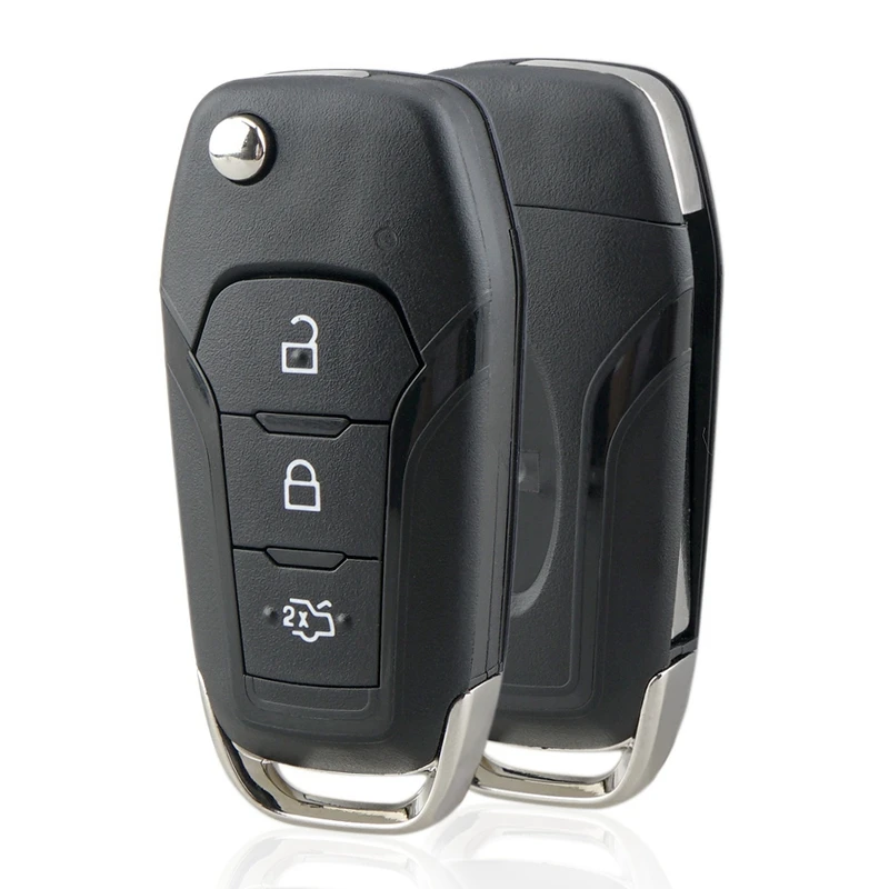 Auto Smart Remote Tlačidlo 3 Tlačidlo 433MHz 49Chip vhodné na Ford KA+ Modeo Glaxy S-Max 2014 2015 2016 DS7T-15K601-B . ' - ' . 5