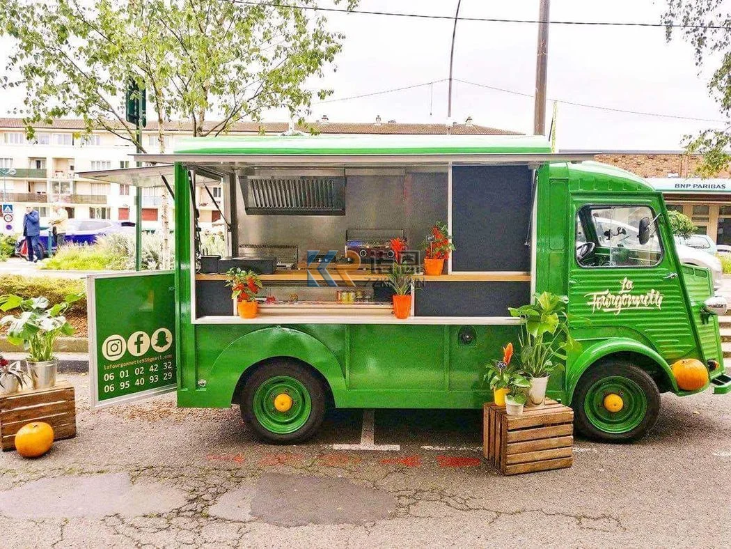 Bbq Ročník Potraviny Truck Mobile Kuchyne Potravín Trailer Hot Dog Food Košíka . ' - ' . 1