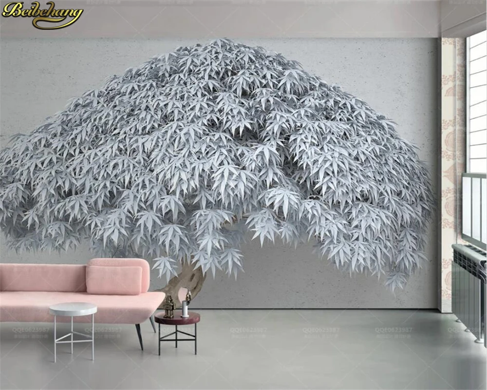 beibehang Vlastné 3d tapeta nástenná maľba 3d stereo kvitnutia stromov moderné tv pozadí steny papiere domova abstraktných de parede . ' - ' . 2
