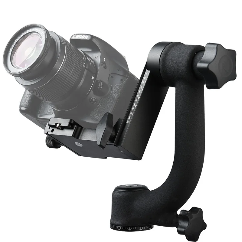 BK-45 Profesionálne Gimbal Statív Hlava pre Fotoaparát teleobjektívu Rýchle Uvoľnenie Dosky 360 Stupňov Rotácie . ' - ' . 0