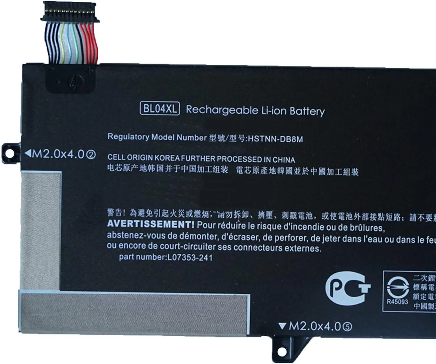 BL04XL BL04056XL HSTNN-DB8M L07041-855 Notebook Výmena Batérie pre HP EliteBook X360 1040 G5 G6 Rad(7.7 V 56Wh) . ' - ' . 3