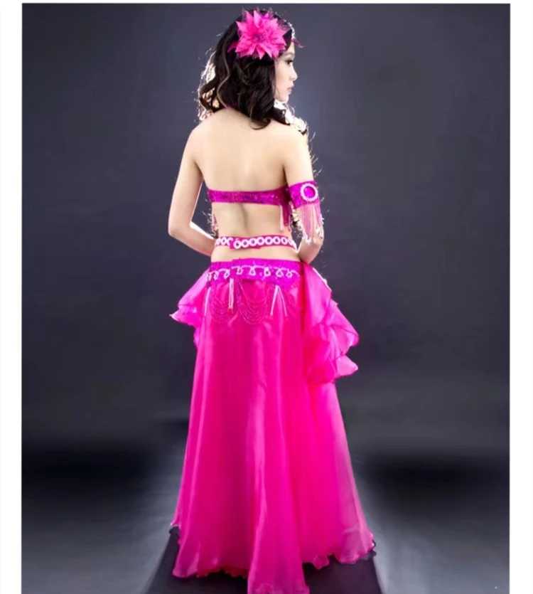 Brucho Indickej východnej vlasy kyvné baladi tanečné kostýmy Bellydance orientálny tanec kostým oblečenie podprsenka pás sukne, šaty 3256 . ' - ' . 3