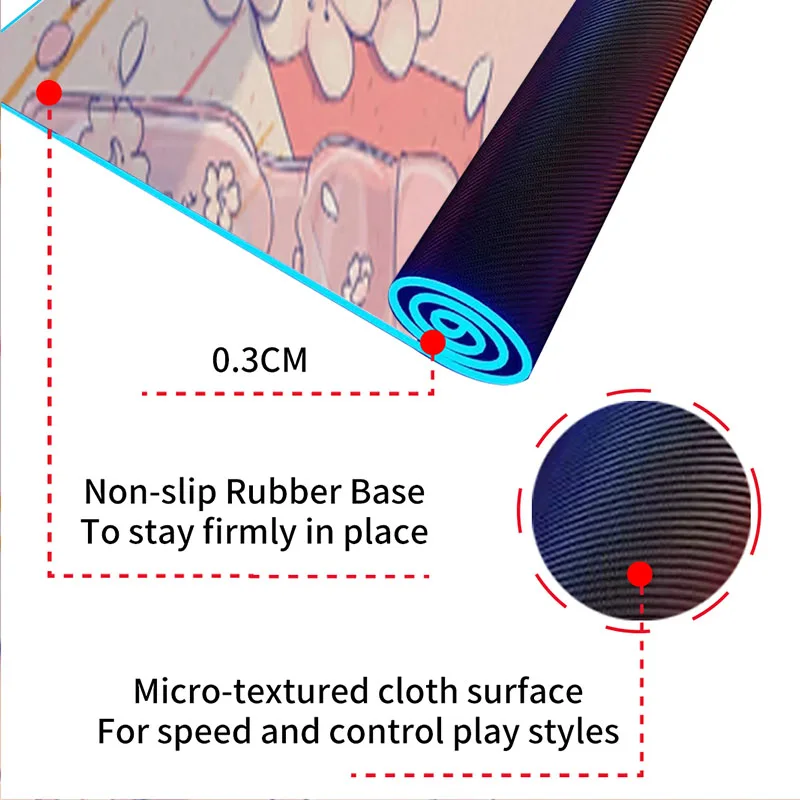Cool animácie USB svetelný bezdrôtové nabíjanie podložka pod myš s LED rýchle nabíjanie osobnosť E-sports RGB farebné svetelné podložka pod myš . ' - ' . 3