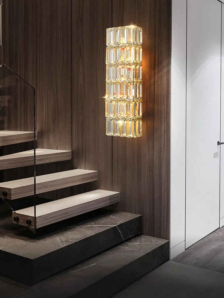 Crystal Nástenné Lampy, Obývacia Izba, Spálňa Hall Foyer Loft Hotel Home Interiéru Moderný Luxusný Dekor Zlatého LED E14 Stenu Sconce Svetlo . ' - ' . 3