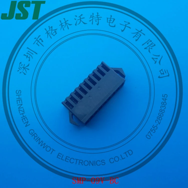 Drôt Drôt Konektory,Lemovaných štýl, S blokovacím zariadením,2,5 mm ihrisku,SMP-09V-BC,JST . ' - ' . 0