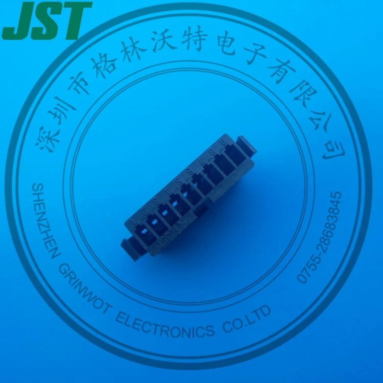 Drôt Drôt Konektory,Lemovaných štýl, S blokovacím zariadením,2,5 mm ihrisku,SMP-09V-BC,JST . ' - ' . 1