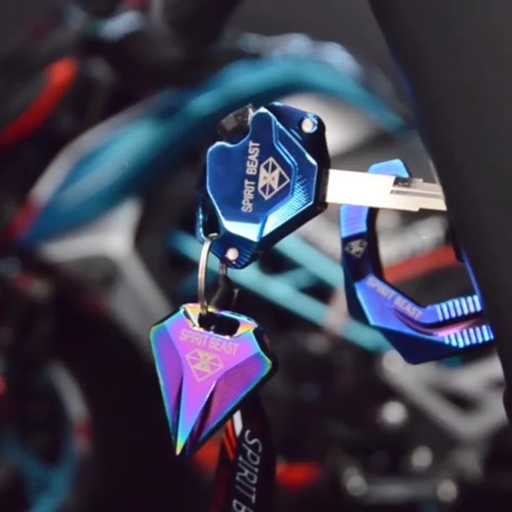 DUCH ZVIERA Motocykel Tlačidlo Krytu Prípade Shell Skúter Príslušenstvo CNC Hliníka pre SUZUKI Yamaha . ' - ' . 1