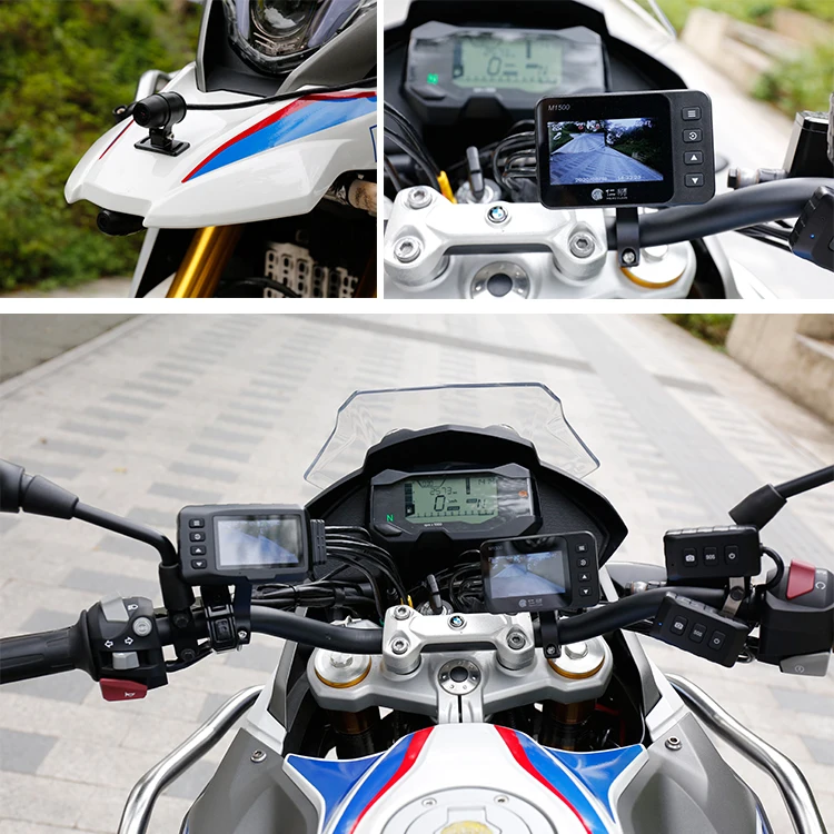 Duálny Objektív 1080P Wifi WDR Wasserdicht DVR Motocykel Fotoaparát 4G S Mobile Aplikácie Console . ' - ' . 5
